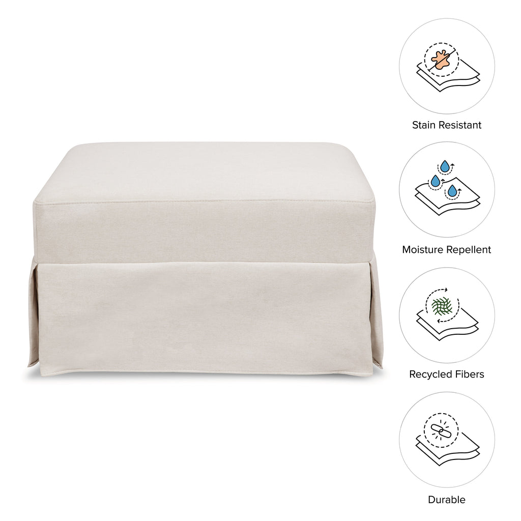 Crawford Gliding Ottoman