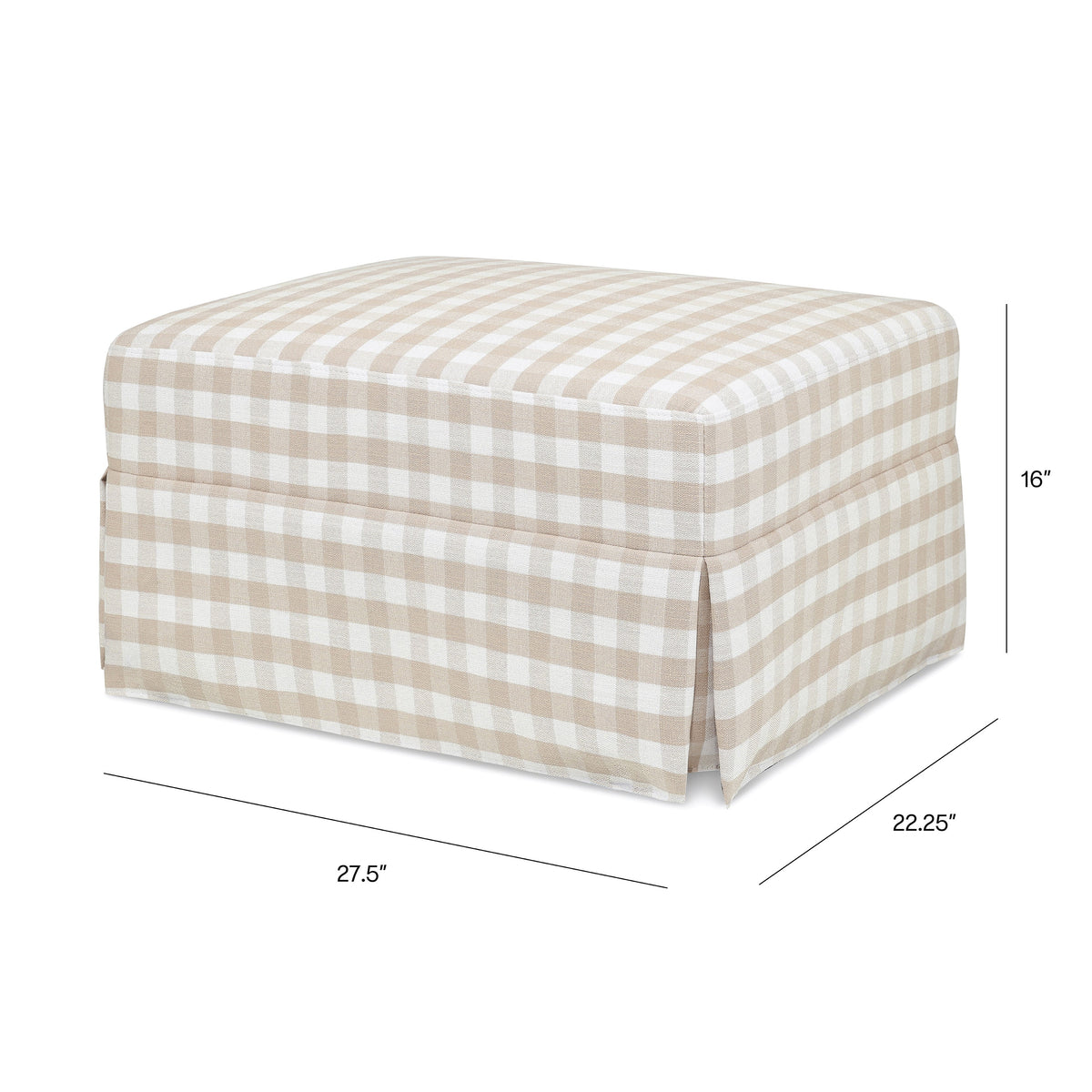 Crawford Gliding Ottoman