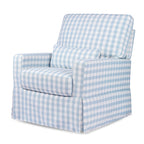 Sillón giratorio y mecedora Crawford con respaldo de almohada