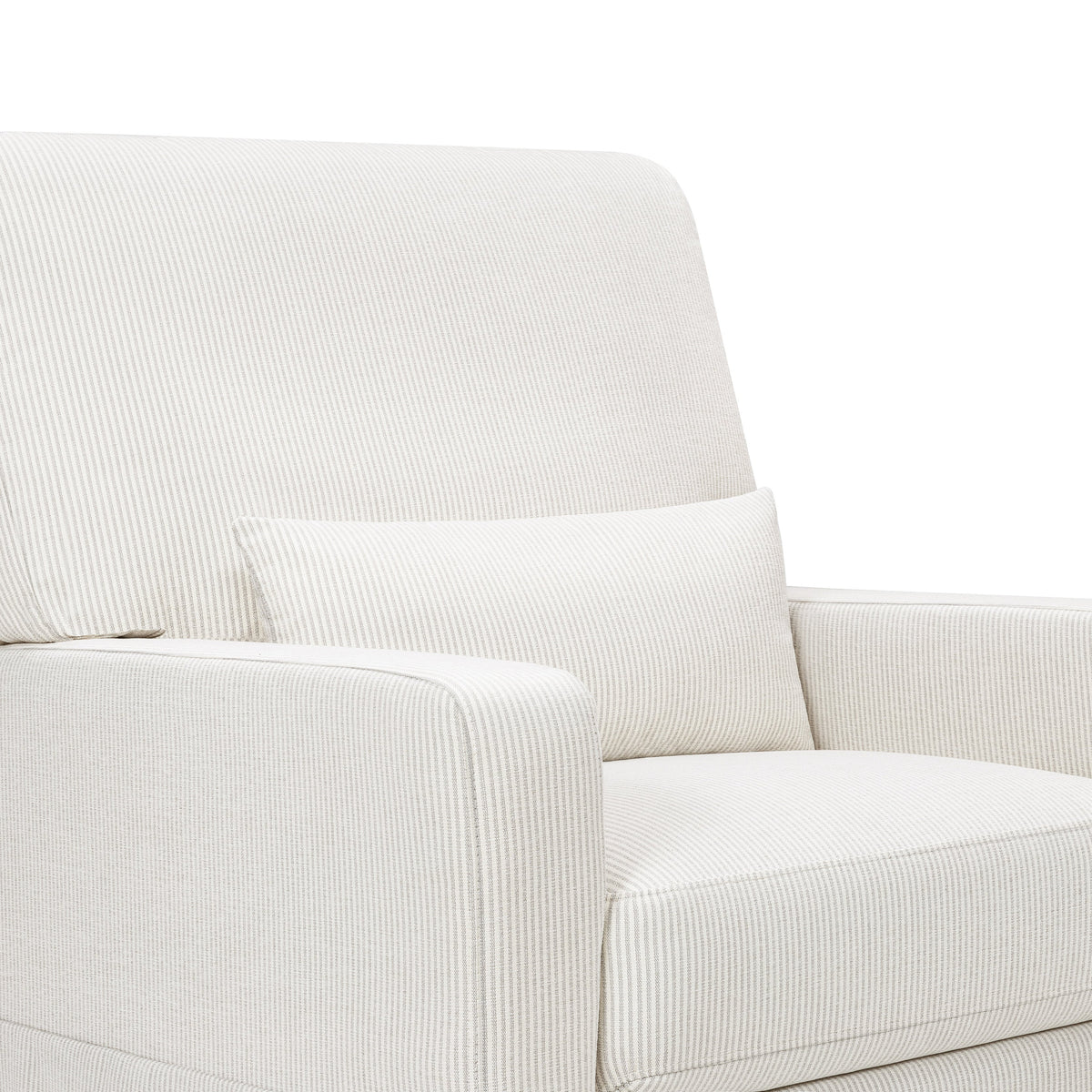 Sillón giratorio y mecedora Crawford con respaldo de almohada