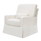 Sillón giratorio y mecedora Crawford con respaldo de almohada
