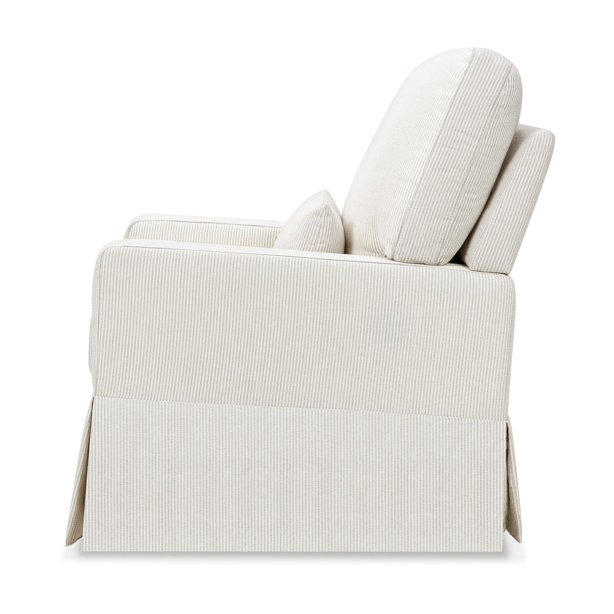 Sillón giratorio y mecedora Crawford con respaldo de almohada