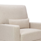 Sillón giratorio y mecedora Crawford con respaldo de almohada