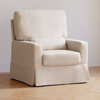 Sillón giratorio y mecedora Crawford con respaldo de almohada