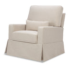 Sillón giratorio y mecedora Crawford con respaldo de almohada