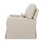 Sillón giratorio y mecedora Crawford con respaldo de almohada