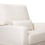 Sillón giratorio y mecedora Crawford con respaldo de almohada
