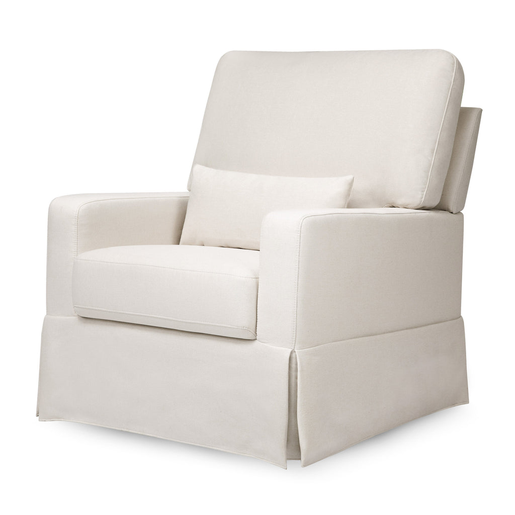 Sillón giratorio y mecedora Crawford con respaldo de almohada