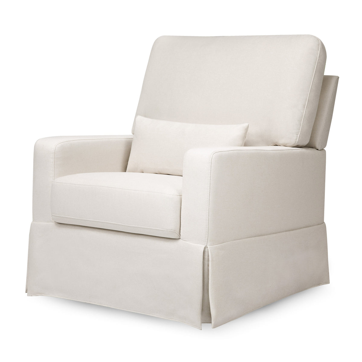Sillón giratorio y mecedora Crawford con respaldo de almohada