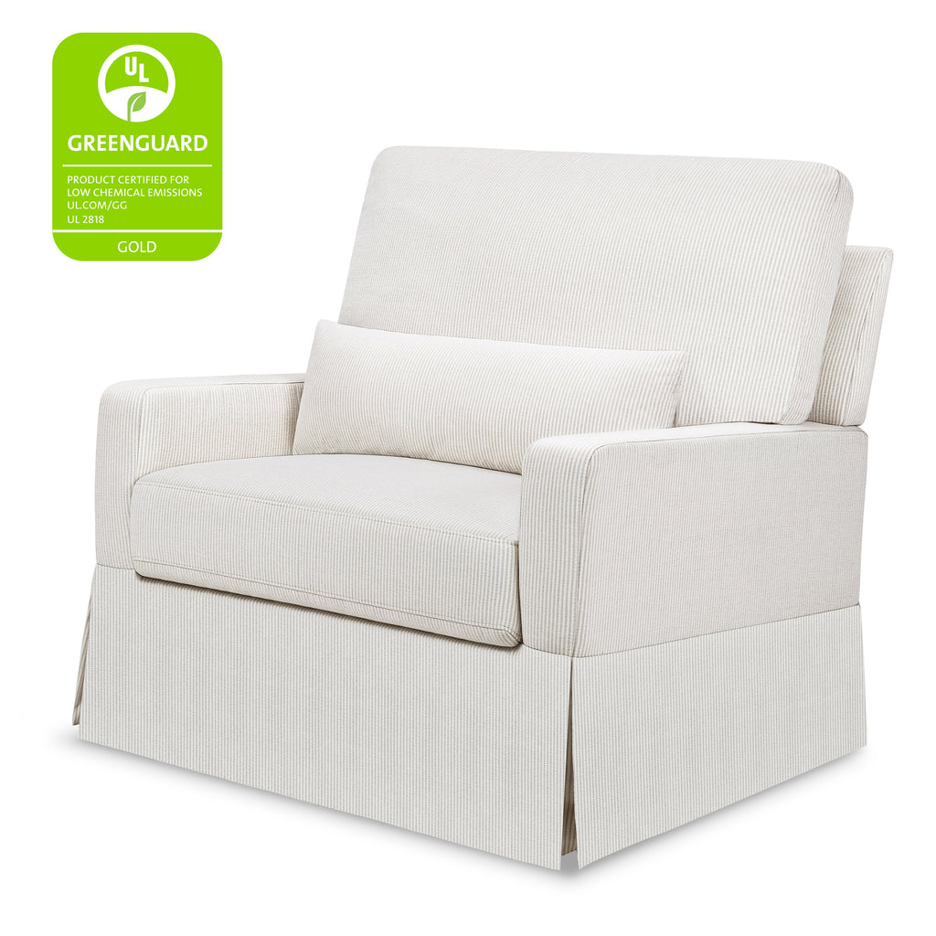 Crawford Pillowback Chair and a Half Comfort Swivel Glider