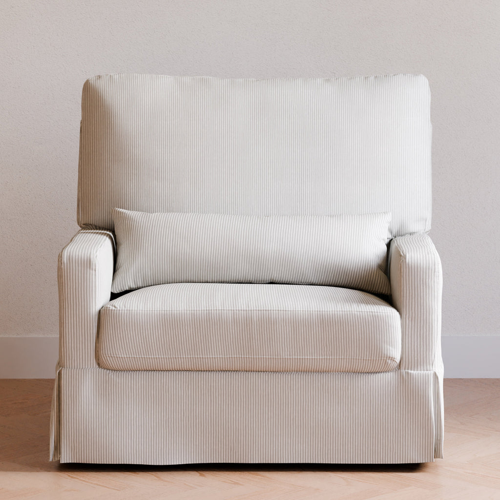 Crawford Pillowback Chair and a Half Comfort Swivel Glider