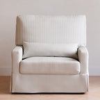 Crawford Pillowback Chair and a Half Comfort Swivel Glider