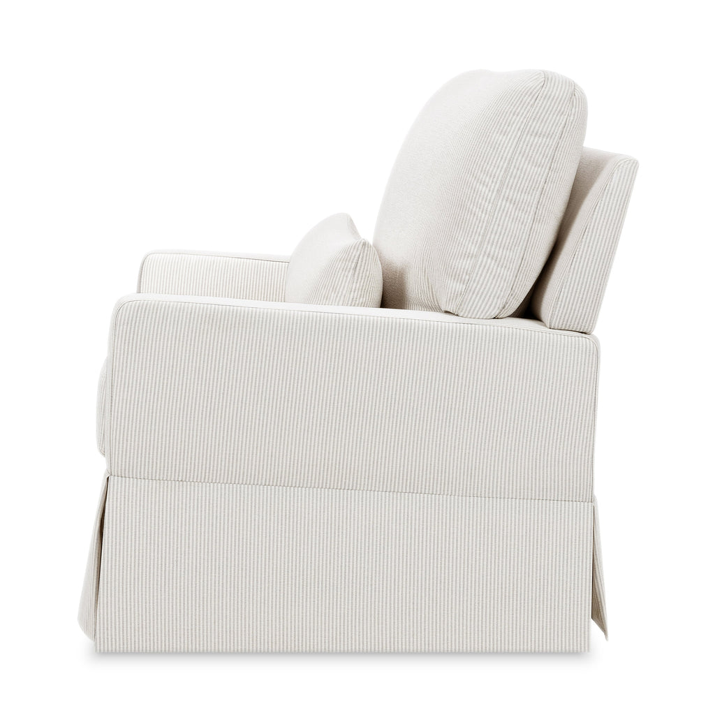 Crawford Pillowback Chair and a Half Comfort Swivel Glider