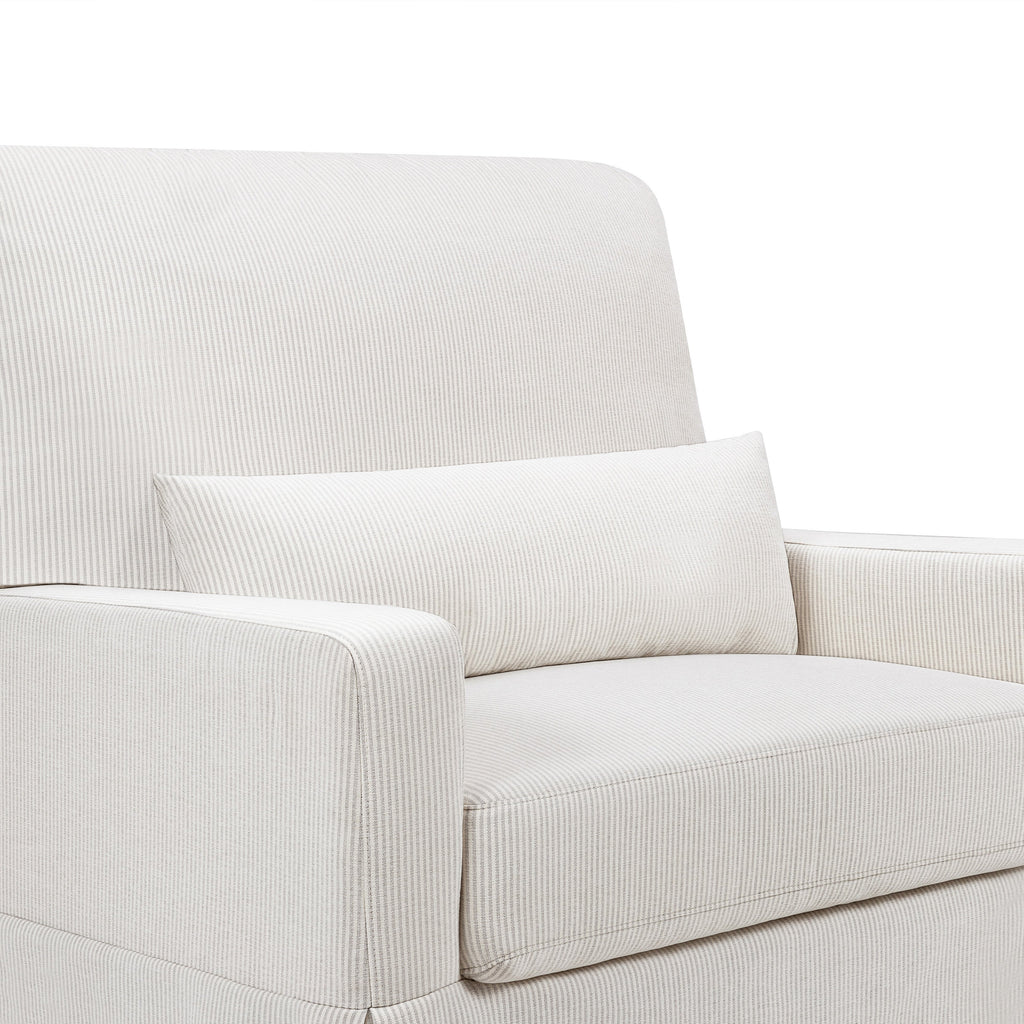 Crawford Pillowback Chair and a Half Comfort Swivel Glider