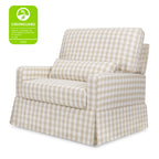 Crawford Pillowback Chair and a Half Comfort Swivel Glider