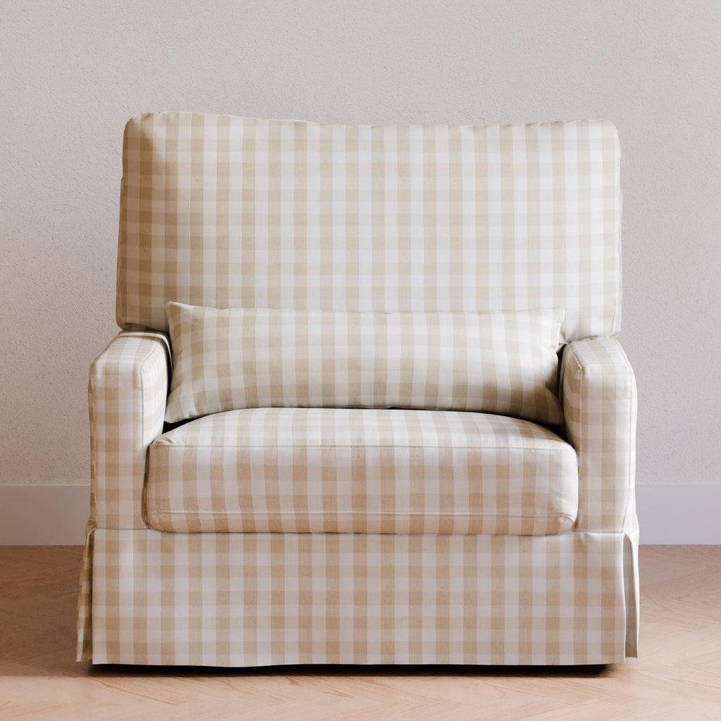Crawford Pillowback Chair and a Half Comfort Swivel Glider