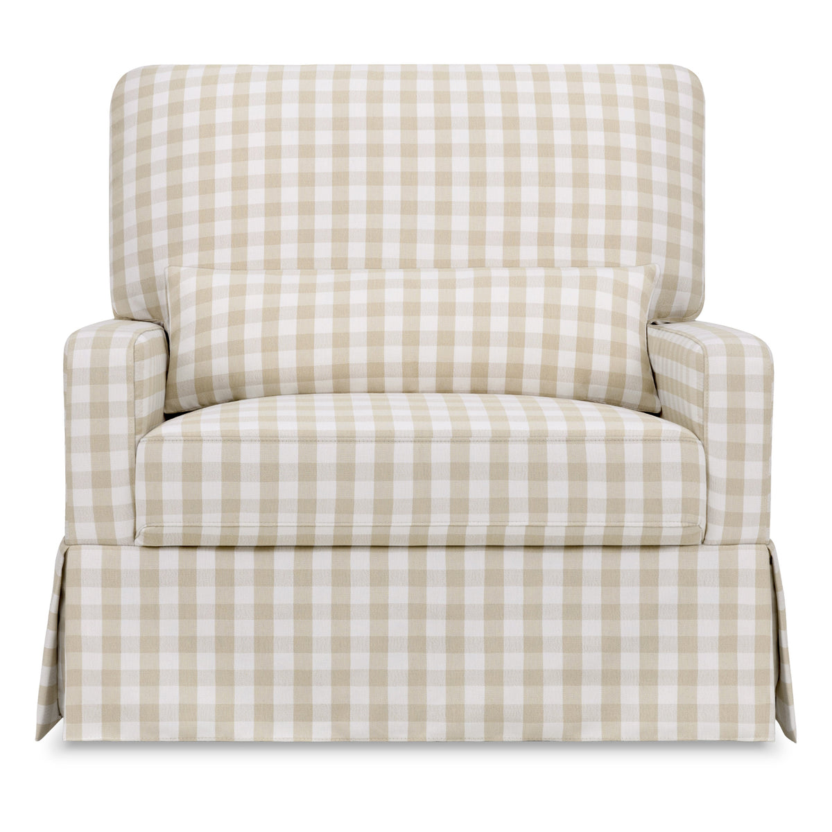 Crawford Pillowback Chair and a Half Comfort Swivel Glider