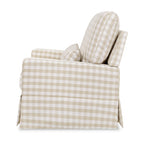 Crawford Pillowback Chair and a Half Comfort Swivel Glider