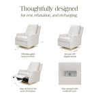 Crewe Electronic Recliner and Swivel Glider