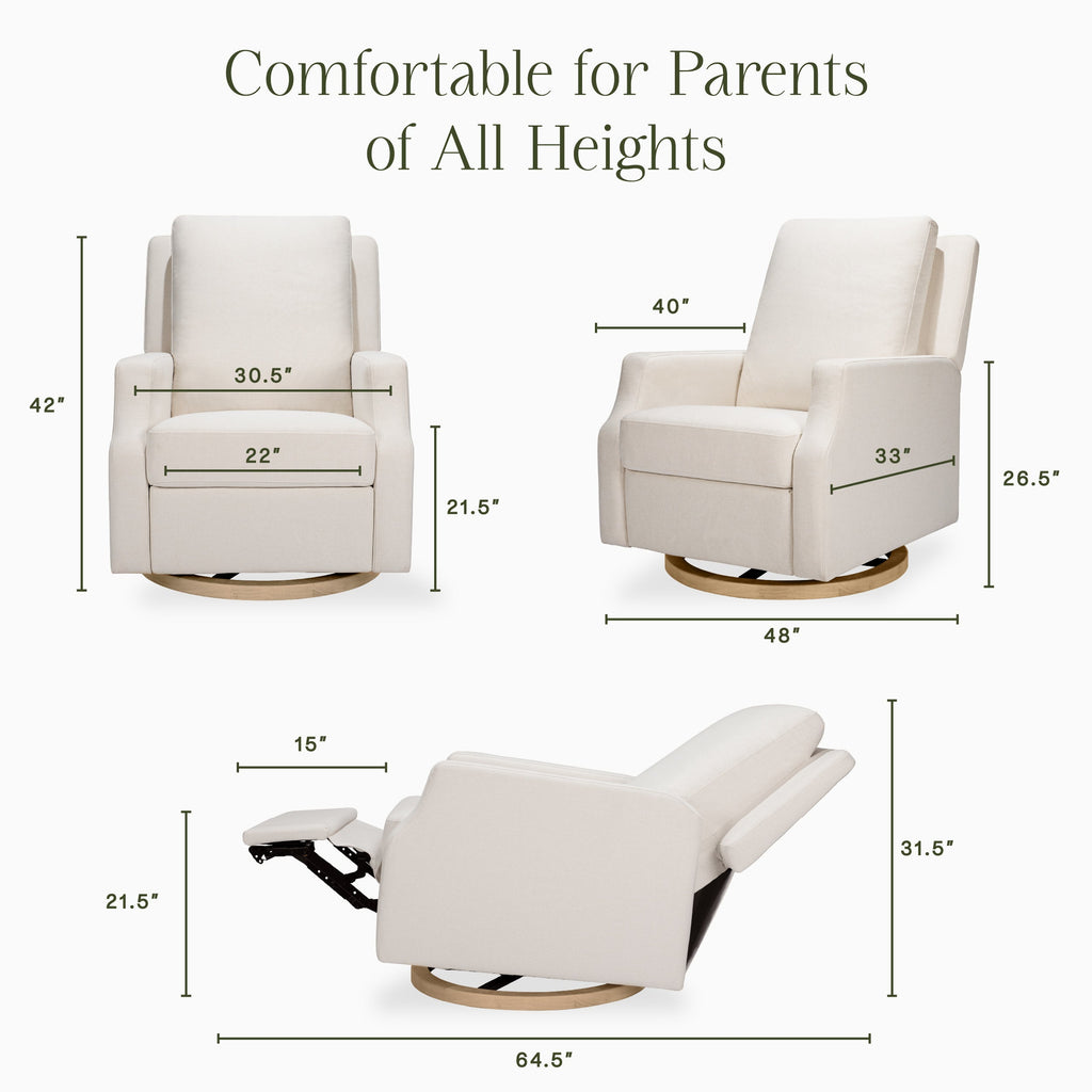 Crewe Electronic Recliner and Swivel Glider