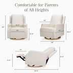 Crewe Electronic Recliner and Swivel Glider