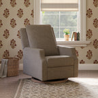 Sillón reclinable y mecedora giratoria Crewe