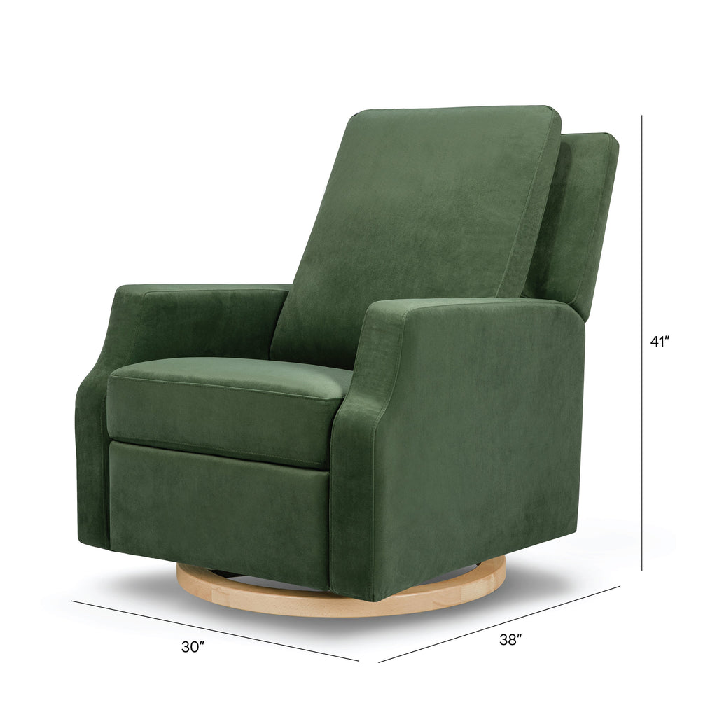 Sillón reclinable y mecedora giratoria Crewe
