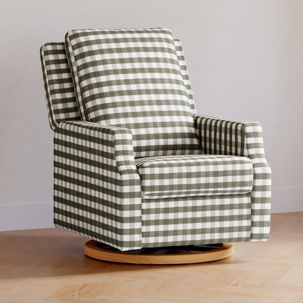 Sillón reclinable y mecedora giratoria Crewe