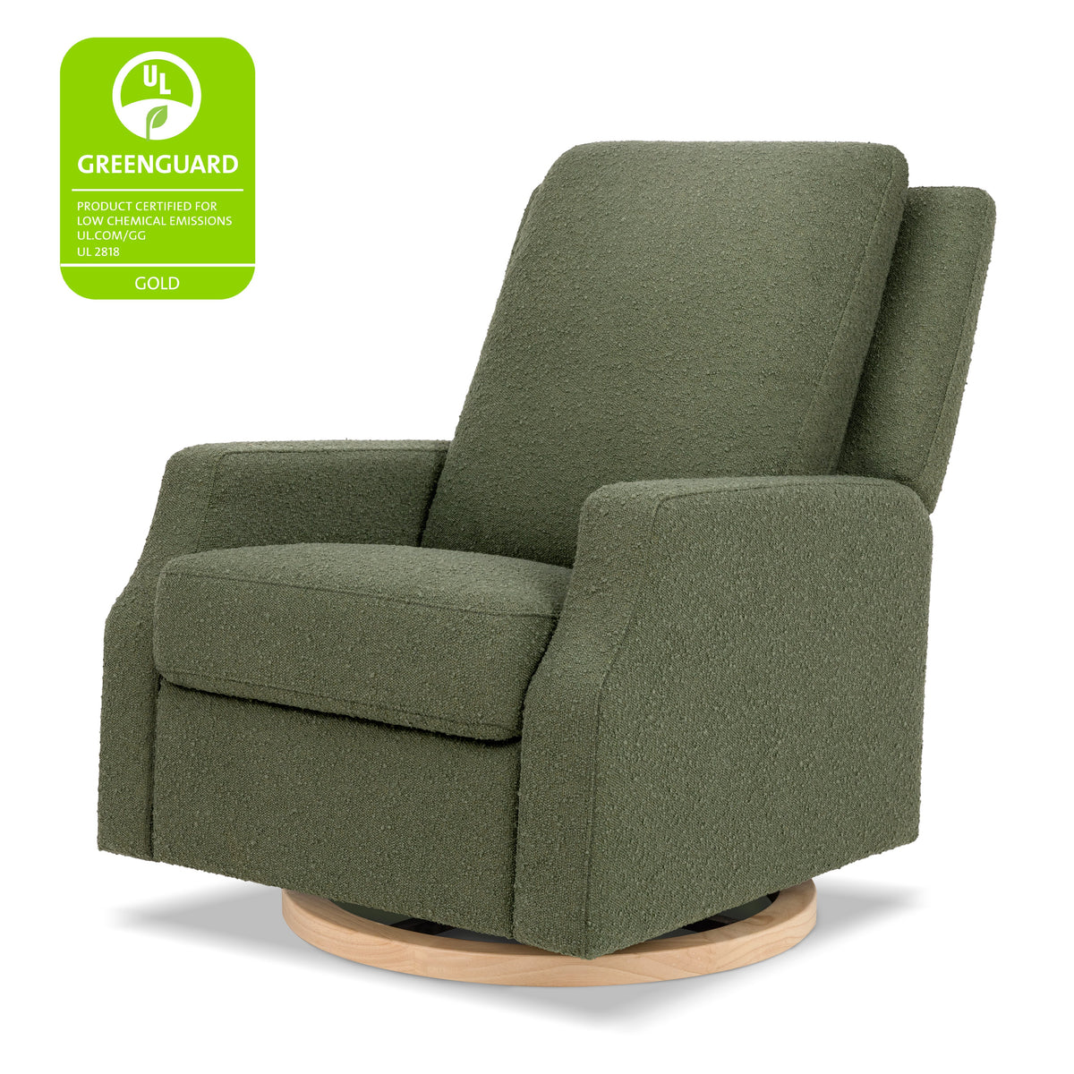 Sillón reclinable y mecedora giratoria Crewe