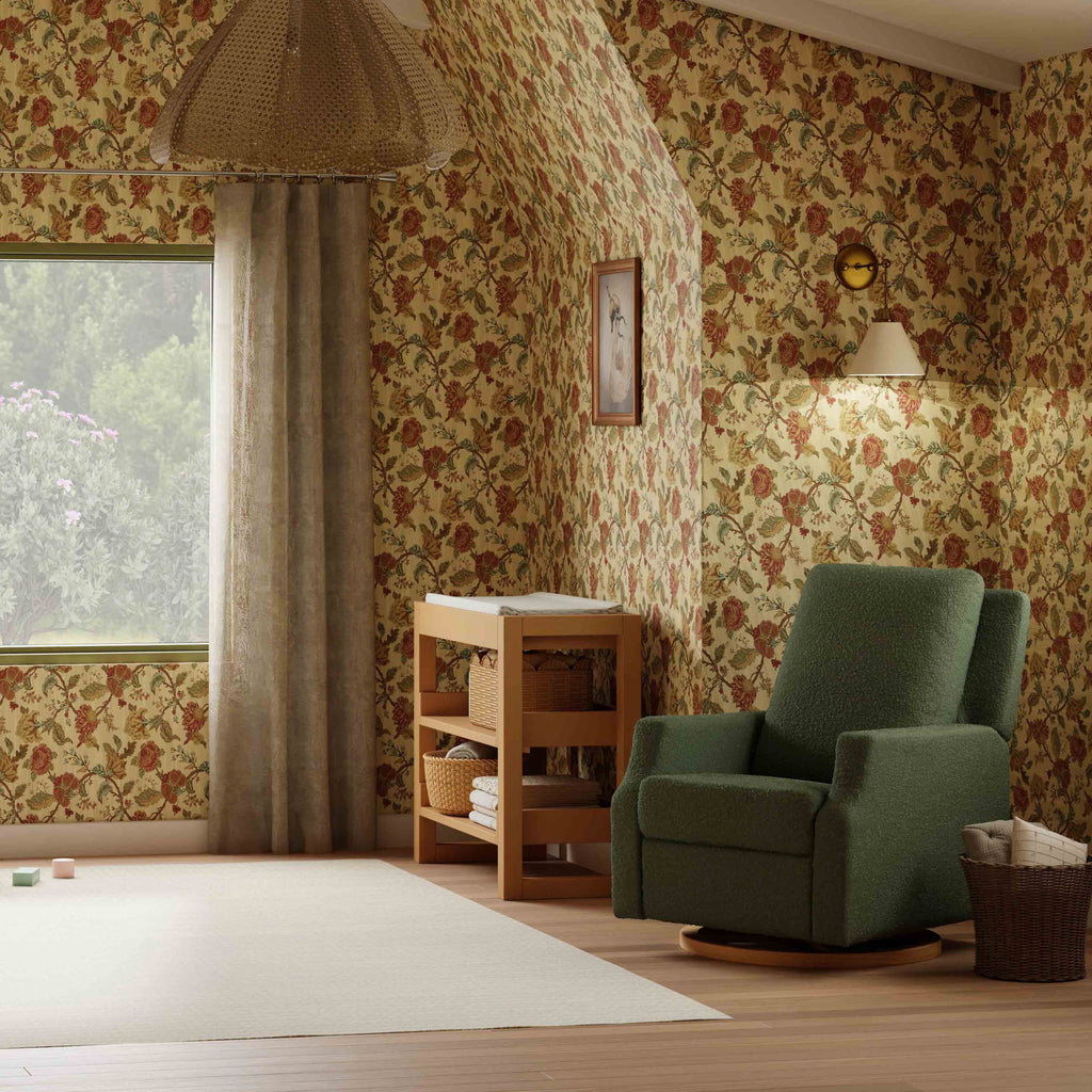 Sillón reclinable y mecedora giratoria Crewe
