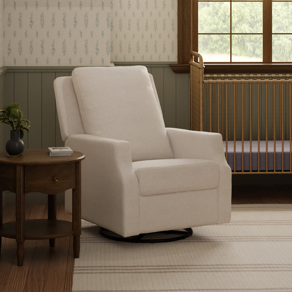 Sillón reclinable y mecedora giratoria Crewe