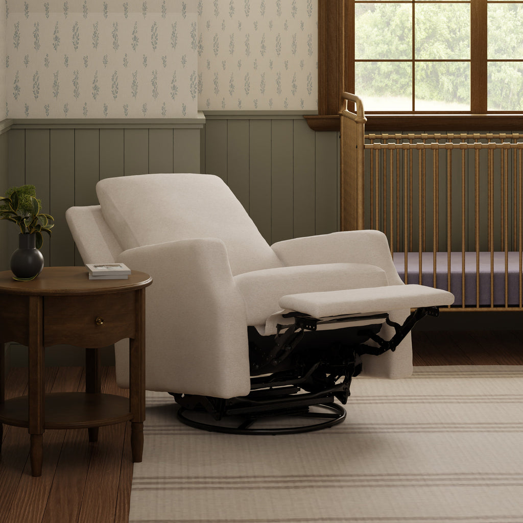 Sillón reclinable y mecedora giratoria Crewe