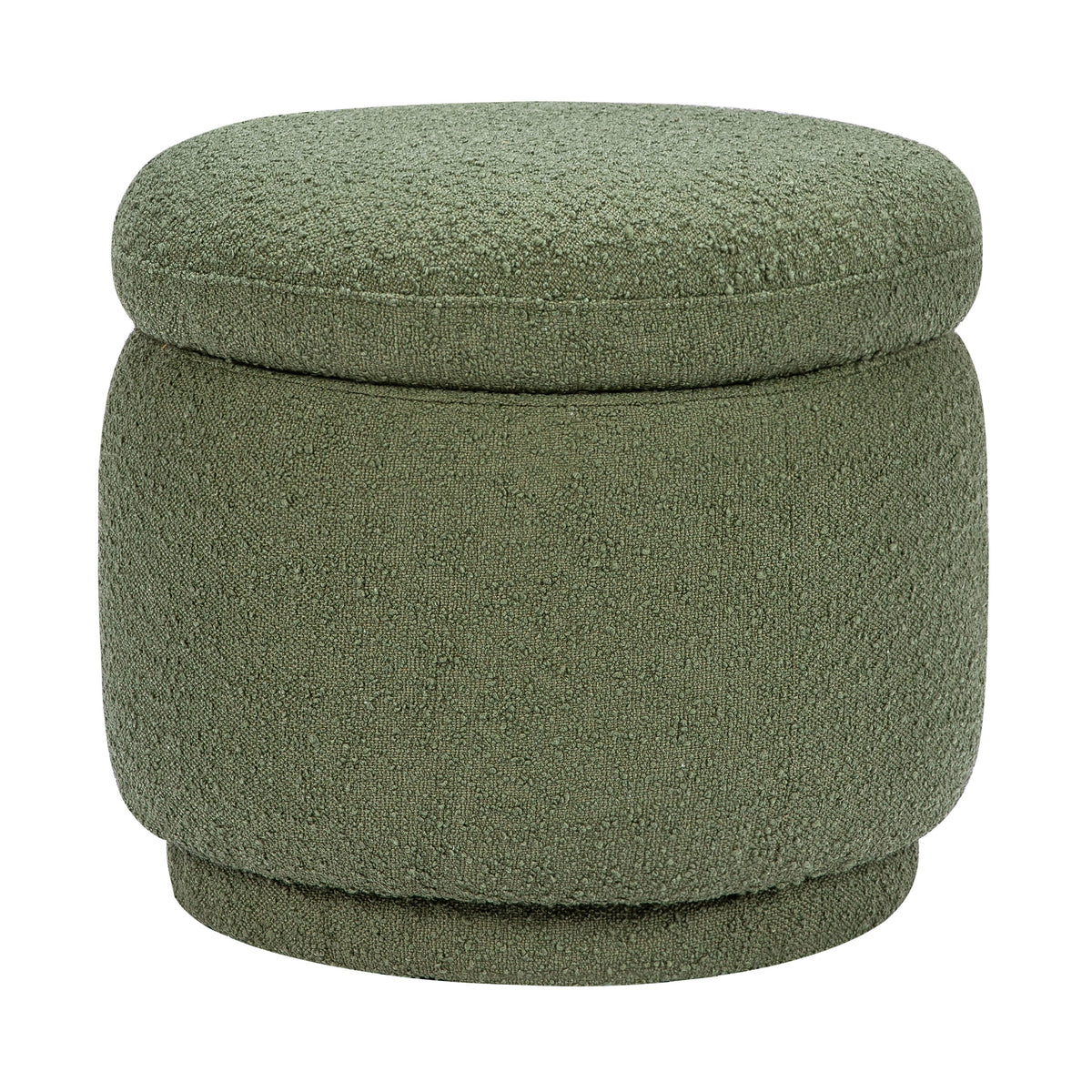 Enoki Storage Ottoman in Boucle