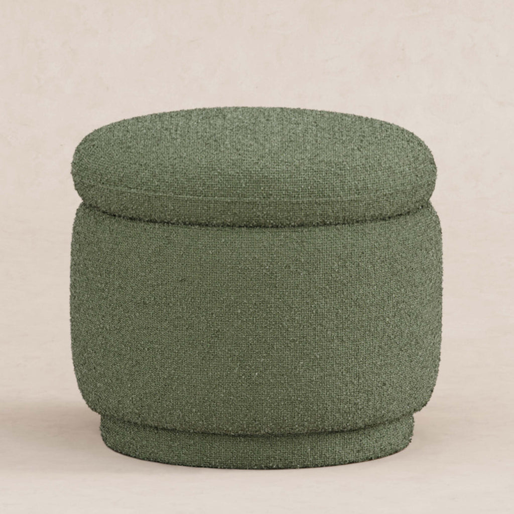 Otomana de almacenamiento Enoki en bouclé