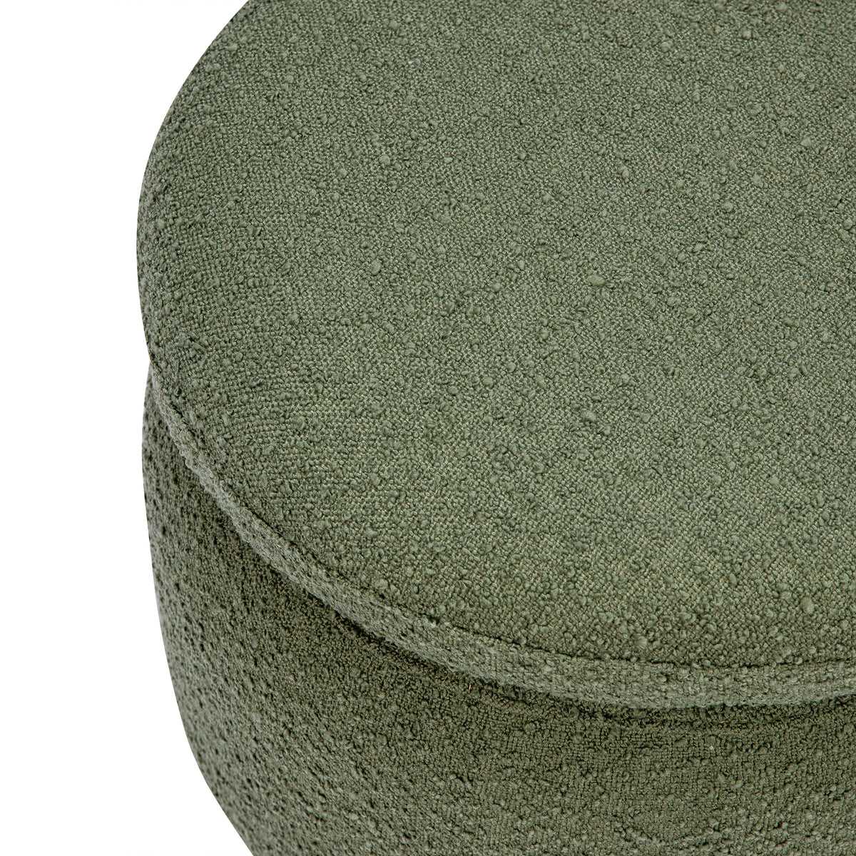 Enoki Storage Ottoman in Boucle