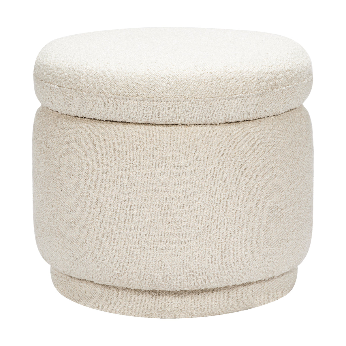 Enoki Storage Ottoman in Boucle