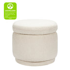 Enoki Storage Ottoman in Boucle
