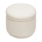 Enoki Storage Ottoman in Boucle