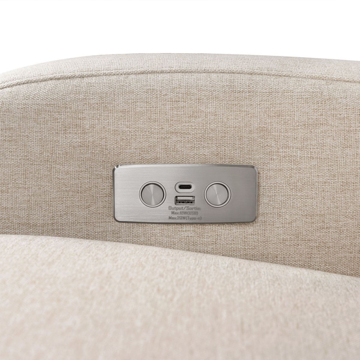 Nami Electronic Recliner and Swivel Glider Recliner with USB port