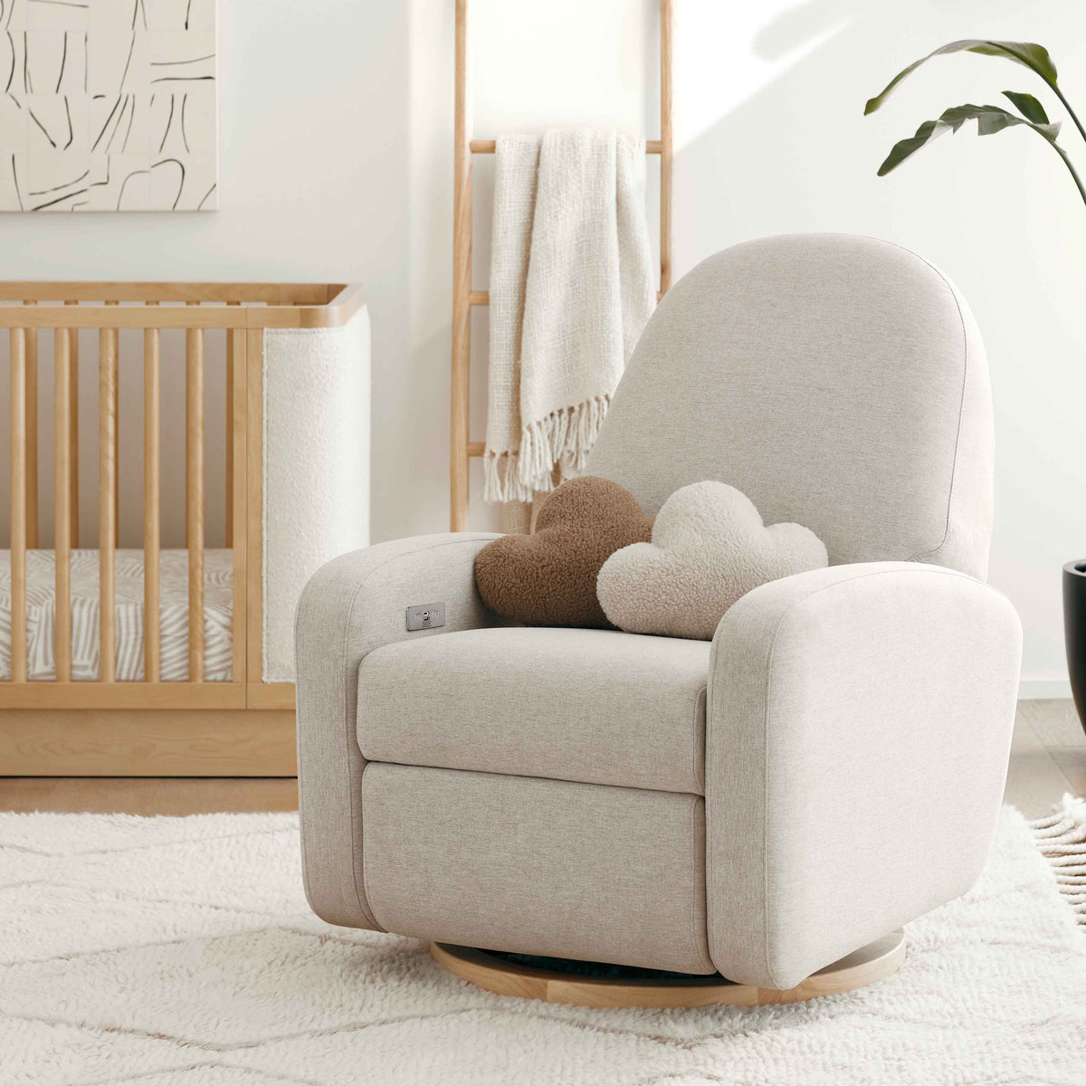 Nami Electronic Recliner and Swivel Glider Recliner with USB port