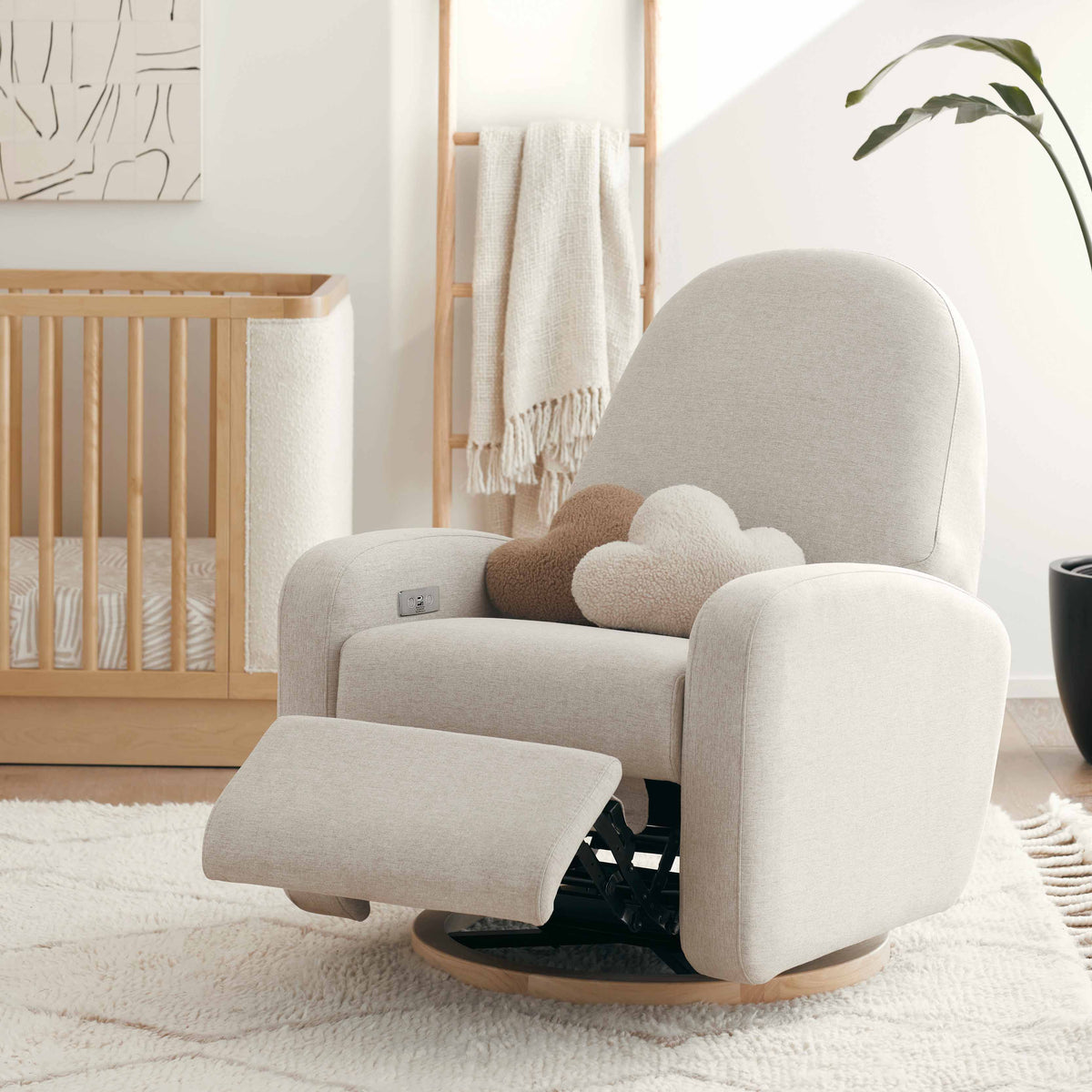 Nami Electronic Recliner and Swivel Glider Recliner with USB port