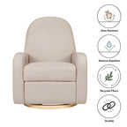 Nami Electronic Recliner and Swivel Glider Recliner with USB port