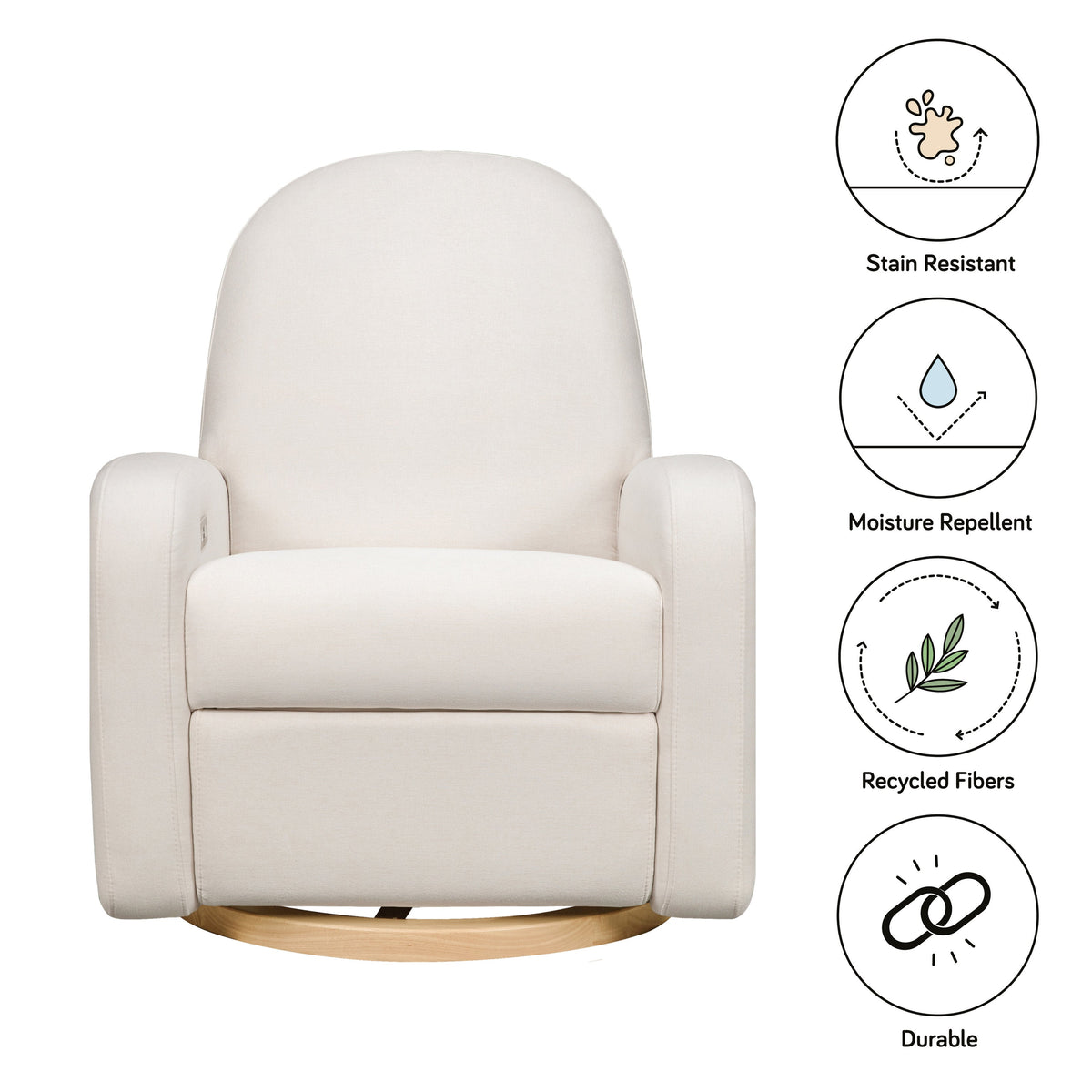 Nami Electronic Recliner and Swivel Glider Recliner with USB port