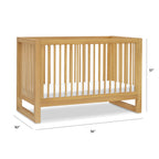 Nantucket 3-in-1 Convertible Crib with Toddler Bed Conversion Kit