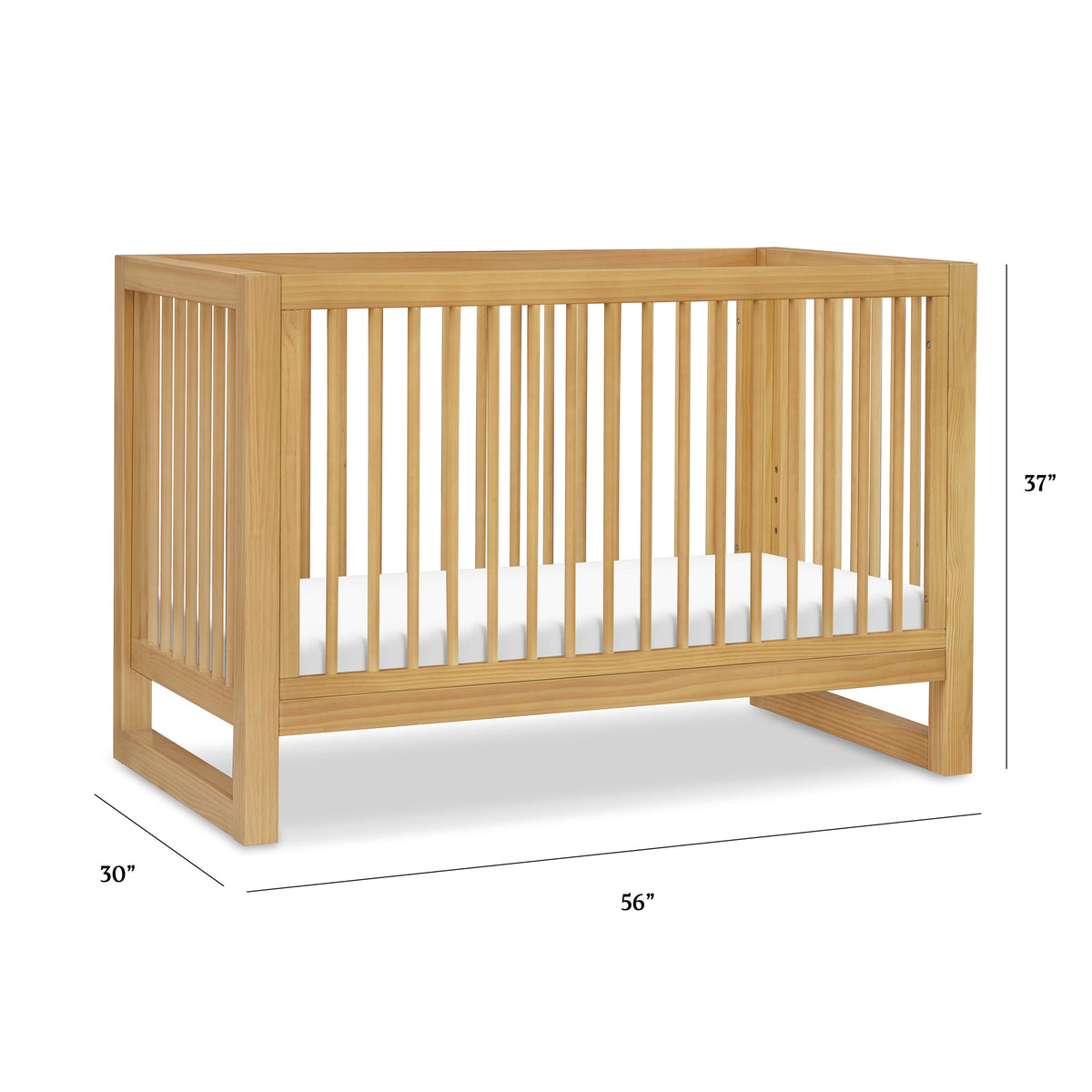 Cuna convertible 3 en 1 Nantucket con kit de conversión para cama de niño pequeño