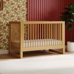 Cuna convertible 3 en 1 Nantucket con kit de conversión para cama de niño pequeño