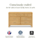 Nantucket 7-Drawer Wide Assembled Dresser (56")