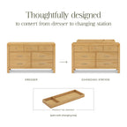 Nantucket 7-Drawer Wide Assembled Dresser (56")