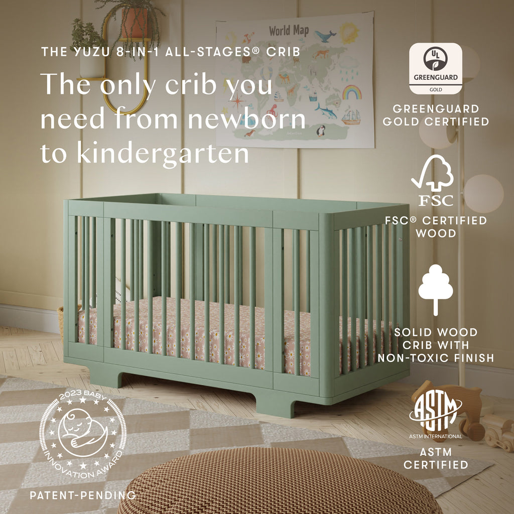 Yuzu 8-in-1 Convertible Crib with All-Stages® Conversion Kits