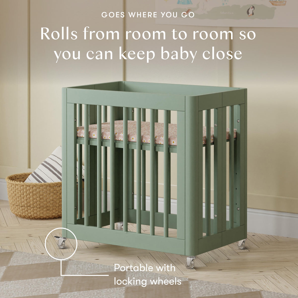 Yuzu 8-in-1 Convertible Crib with All-Stages® Conversion Kits